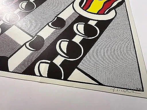 Roy Lichtenstein As I Opened Fire triptych, lithograph pencil signed - 6