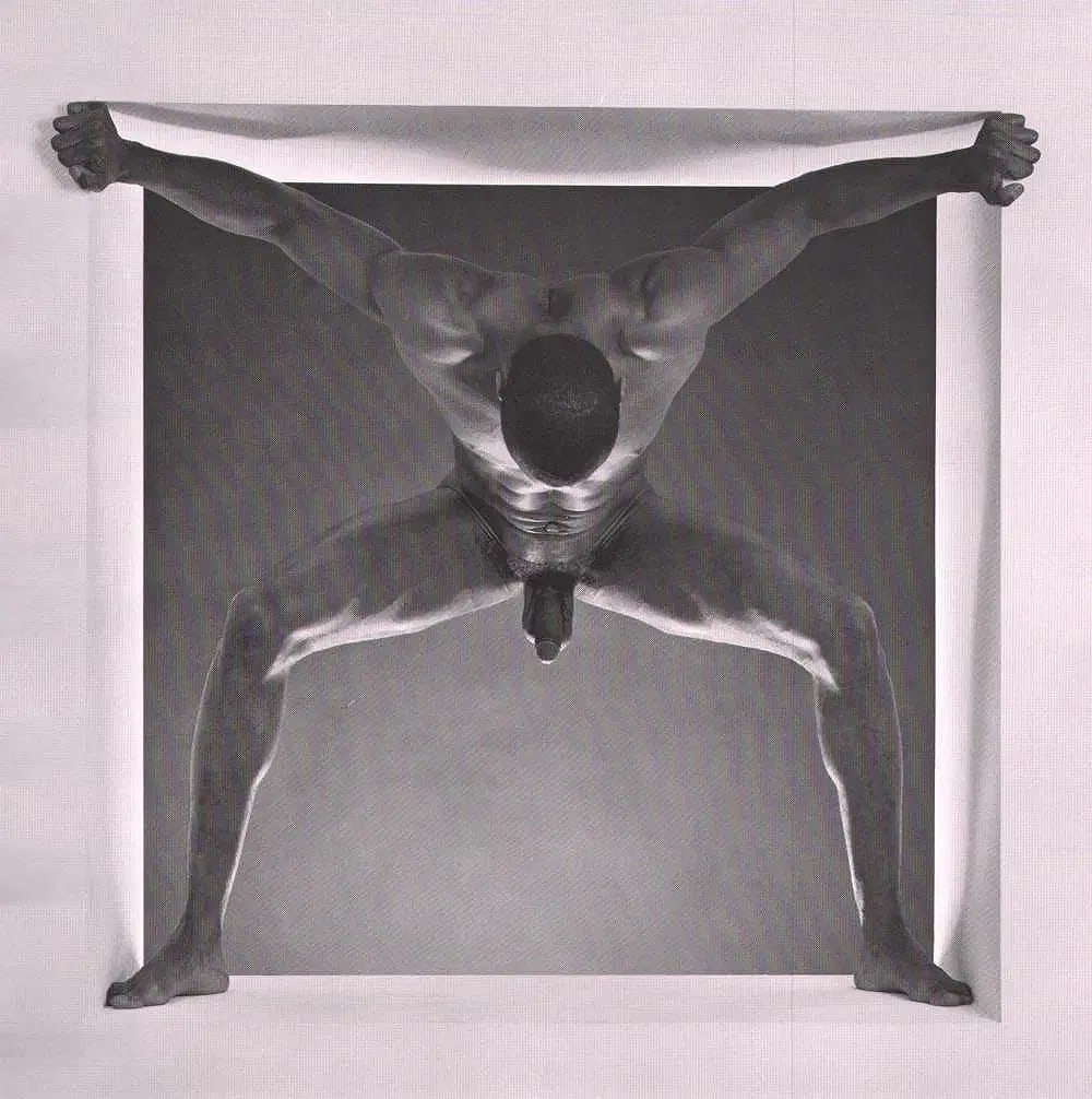 Robert Mapplethorpe: Thomas 1986: Fine Duotone Photo Engraving, 1992. Size: 9 x 7 inches.