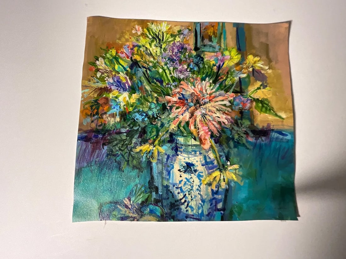 LeRoy Neiman: Oil on Canvas: Signed lower left, 15.5 x 16 inches, attributed to Neiman.