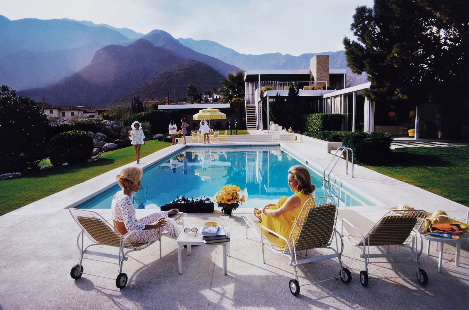 Slim Aarons: Poolside Glamour: Poolside Glamour, 1970. Print on rag paper, printed later, 30 x 20 inches.