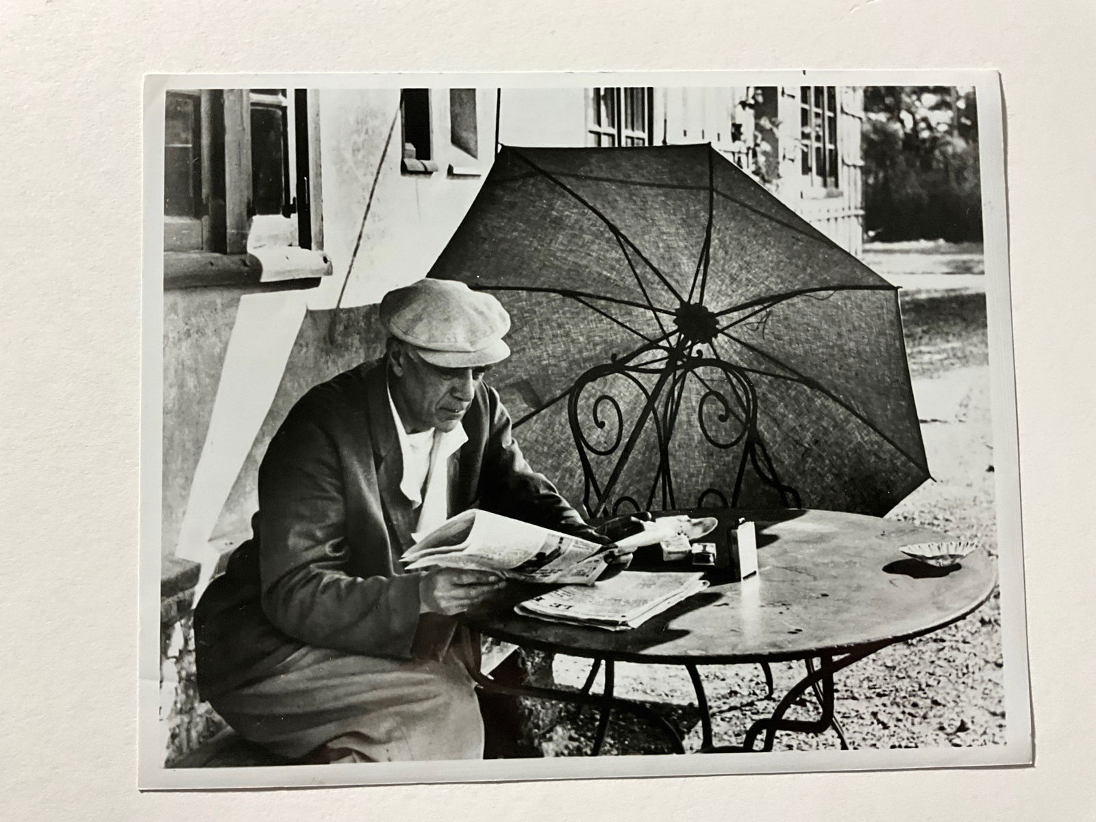 Unknown: Braque 1983 Silver Gelatin: Vintage Silver Gelatin RC Print, 8x10. News snipe on verso.