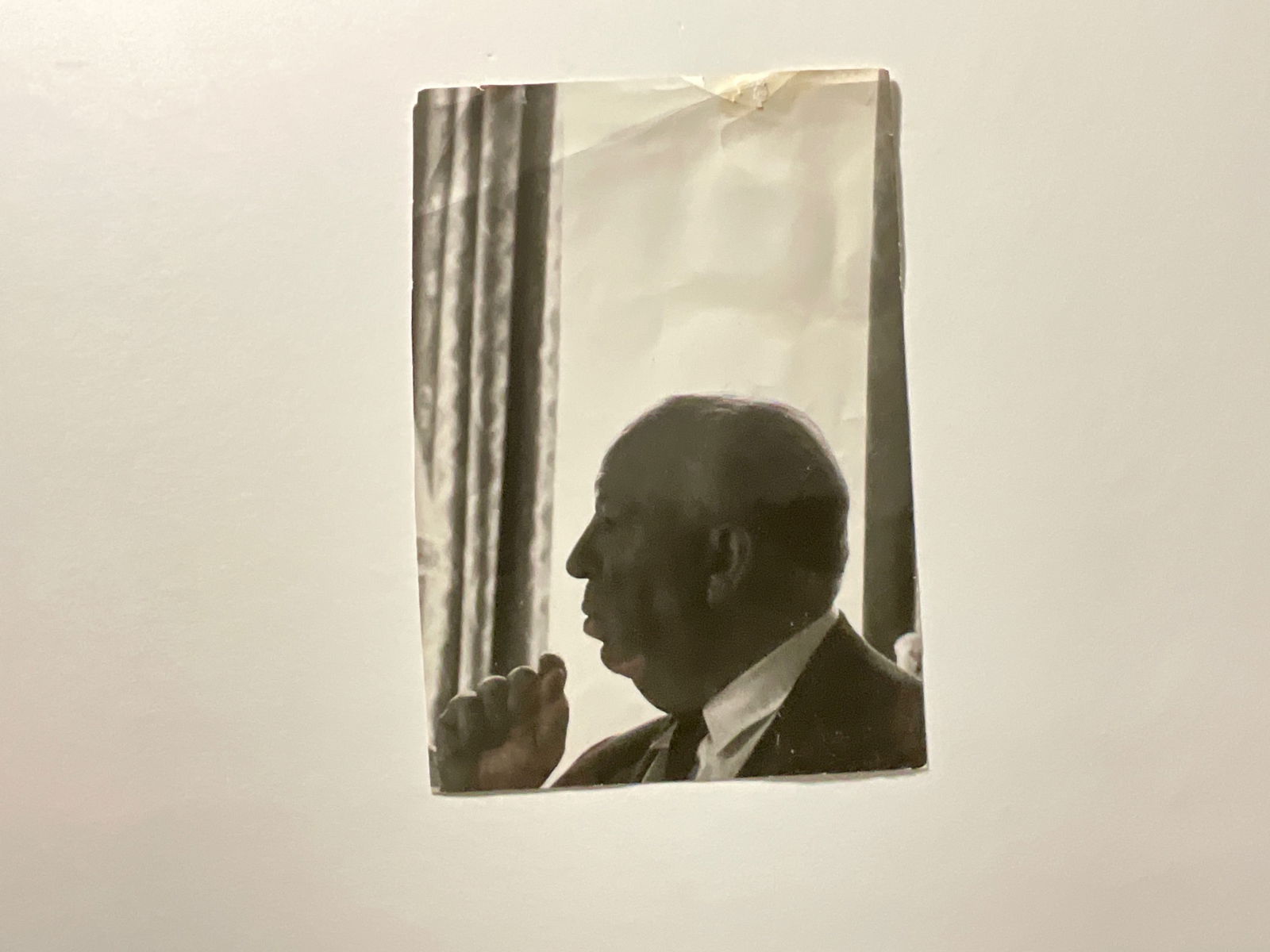 Hitchcock: Vintage Stamped Silver Gelatin: Vintage Silver Gelatin Fiber Print, 7x9. Double weight, stamped on verso.