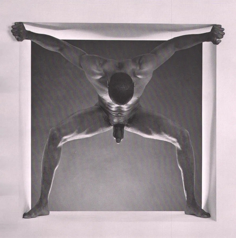 ROBERT MAPPLETHORPE- Thomas 1986: Thomas, 1986, Fine Duotone Photo Engraving,1992 Size: 9 x 7 inches