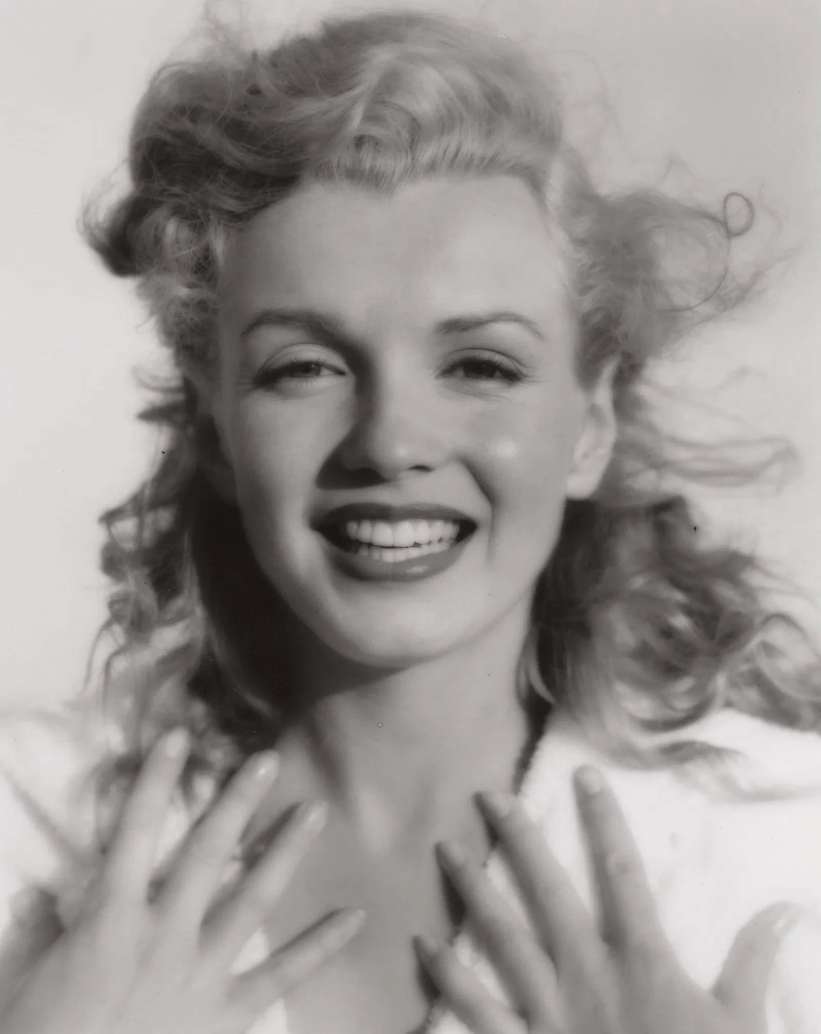 Andre de Dienes, Marilyn Monroe Photograph: Measures 12 x 9 inches, photo print on glossy paper, mounted to foam board