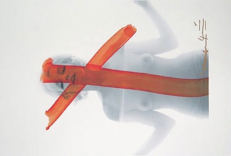 Bert Stern (American 1929 - 2013) Photo on Paper: Measures 19 x 13 inches, photo print on glossy paper, mounted to foam board