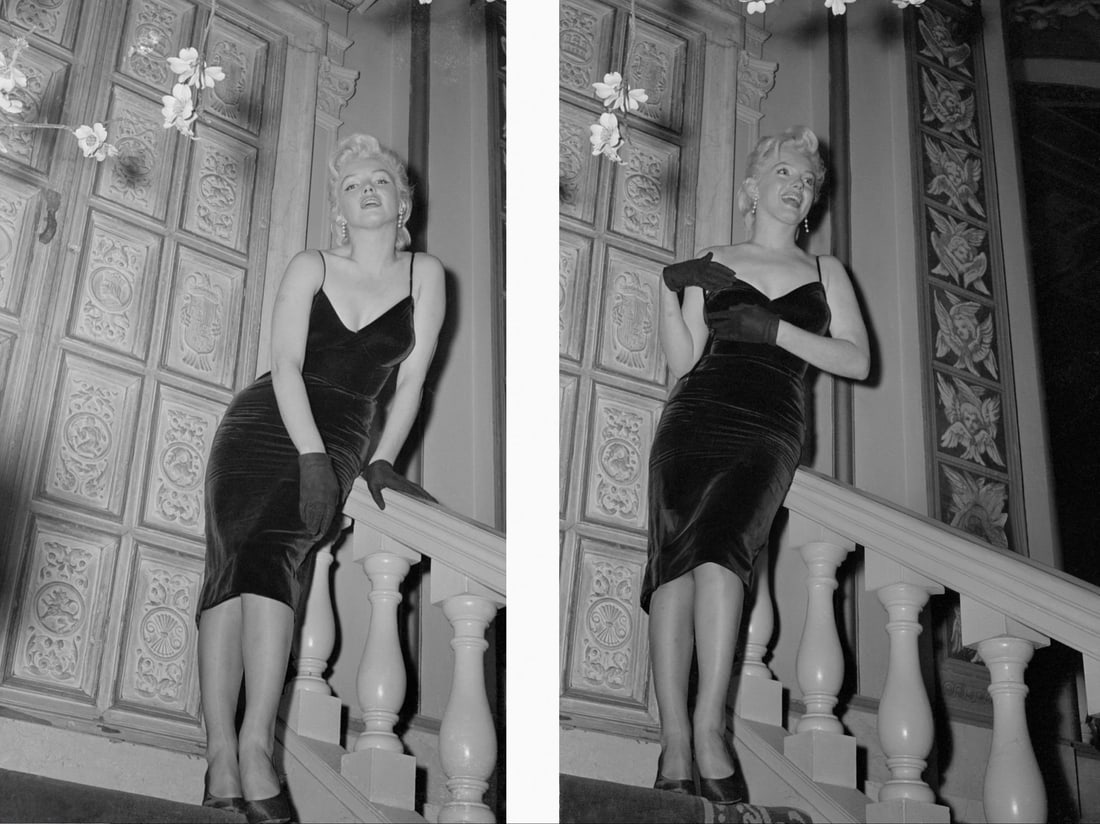 Eve Arnold Marilyn Monroe Photo: Measures 8x10 inches, Photo print, Mounted to archival board