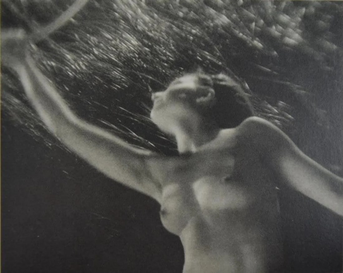 Leni Riefenstahl - In the Dunes: LENI RIEFENSTAHL (1902-2003) In the Dunes, 1936 Sheet-fed gravure, c. 1980's, mounted to archival board