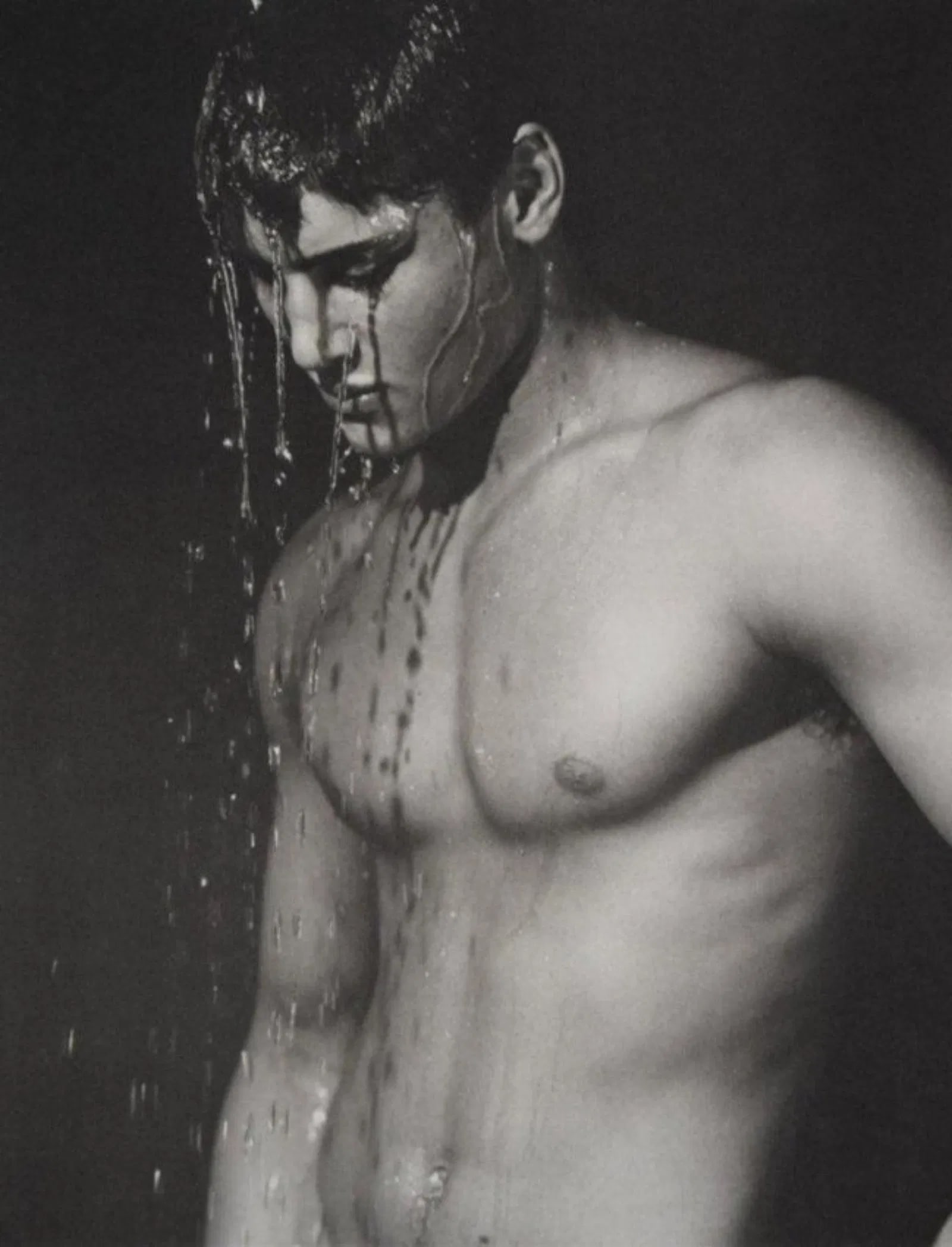 Bruce Weber - Justin Lizard, 1986: BRUCE WEBER (b. 1946) Justin Lizard, 1986 Sheet-fed gravure c. 1989, mounted to archival board