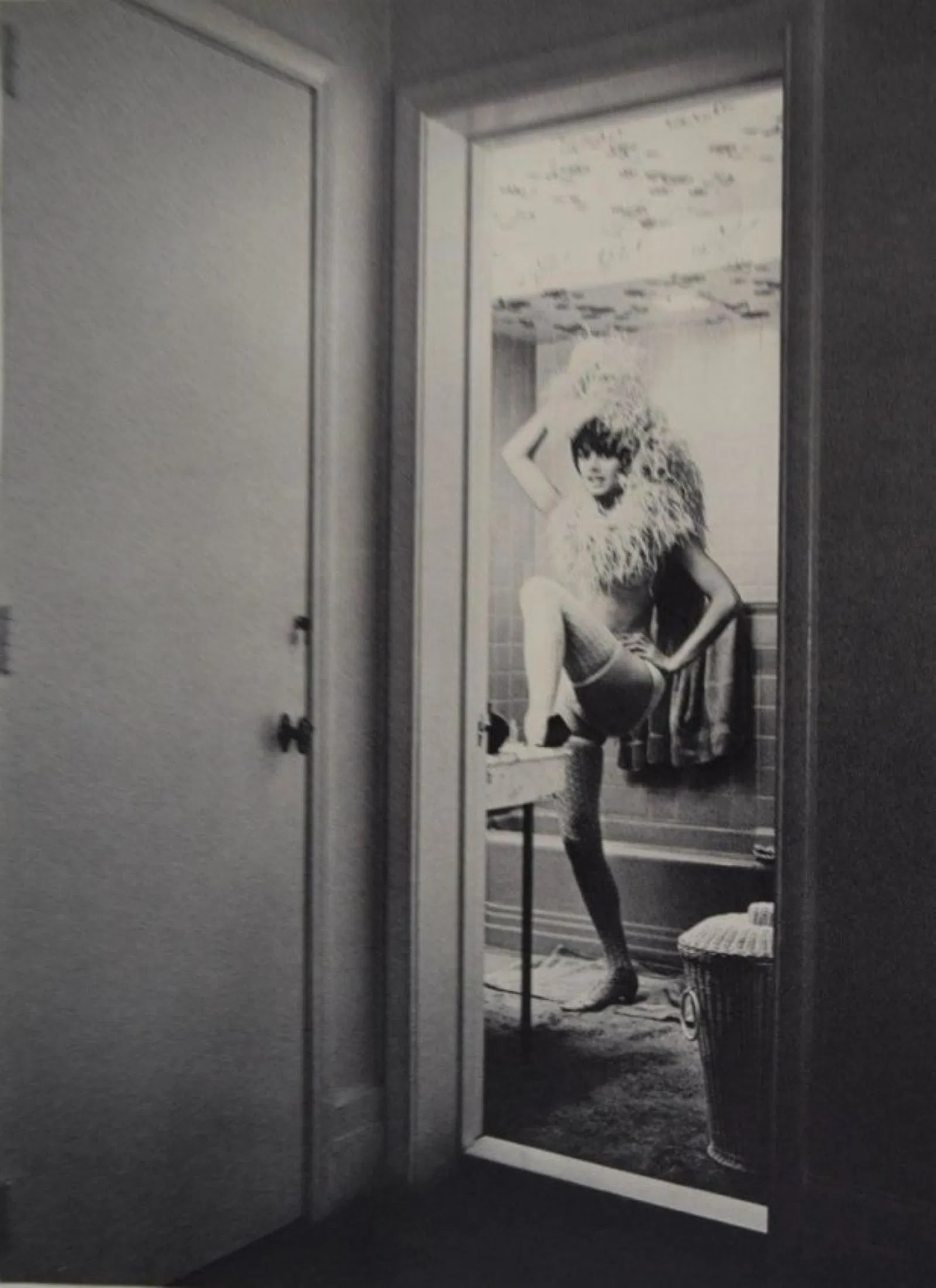 Wingate Paine - Show Girl: WINGATE PAINE (1915-1987) Show Girl Sheet-fed gravure, C.1960's, mounted to archival board