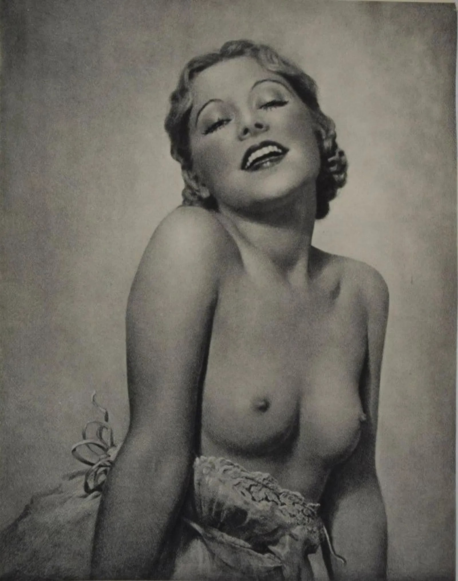 William Mortensen - Nude: WILLIAM MORTENSEN (1897-1965) Nude Sheet-fed gravure c. 1930's, mounted to archival board