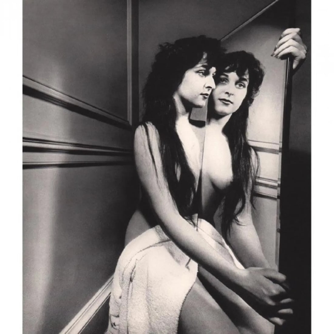 Bill Brandt - Nudes Reflection: BILL BRANDT (1904-1983) Nude's Reflection Sheet-fed gravure, c. 1960's, mounted to archival board