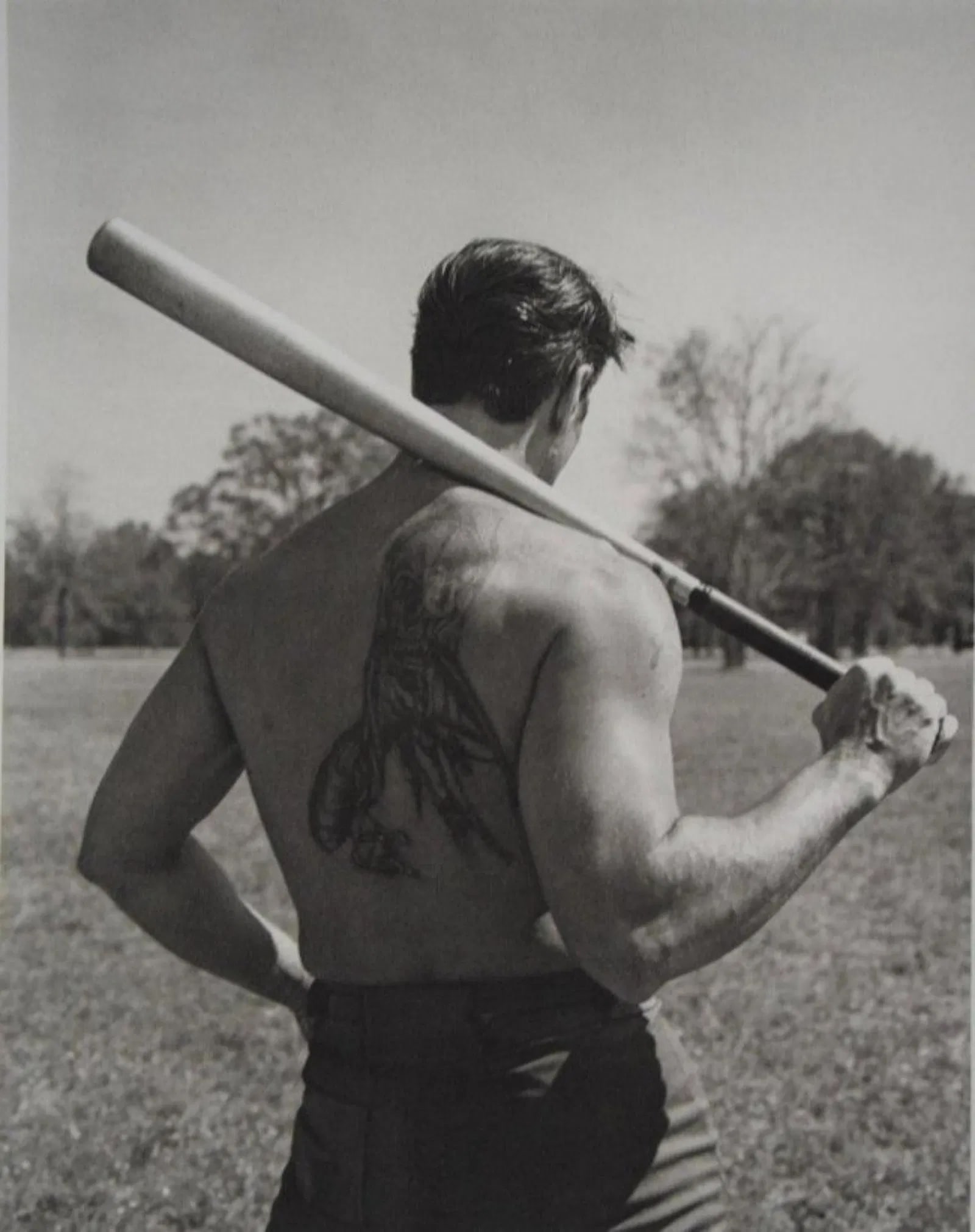 Bruce Weber - Baseball Player: BRUCE WEBER (b. 1946) Baseball Player Sheet-fed gravure c. 1989, mounted to archival board