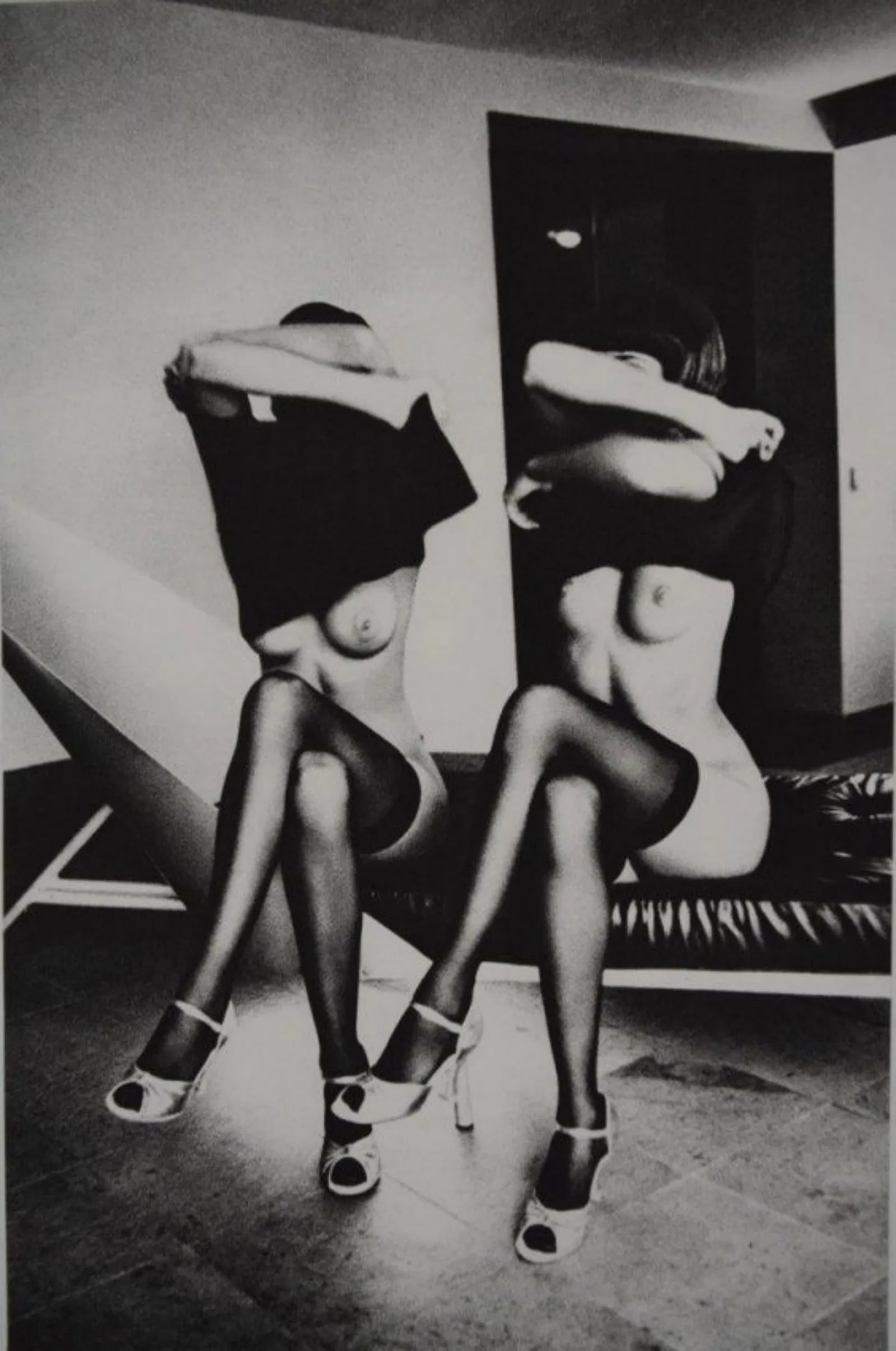 Ellen Von Unwerth - Nudes in the Royalton, NY: ELLEN VON UNWERTH B. 1954 Nudes in the Royalton, NY Sheet-fed gravure c. 1994, mounted to archival board