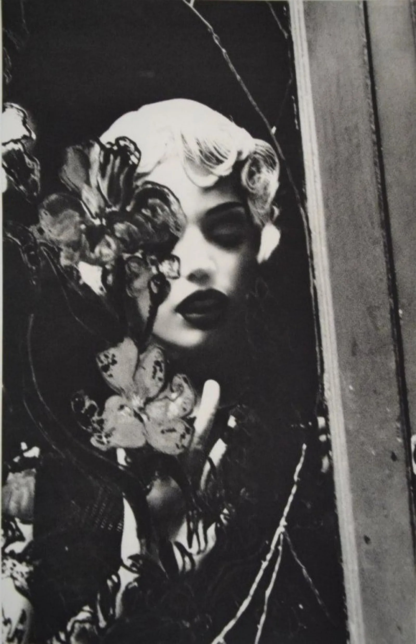 Ellen Von Unwerth - Sibyl Behind Door: ELLEN VON UNWERTH B. 1954 Sibyl Behind Door Sheet-fed gravure c. 1994, mounted to archival board