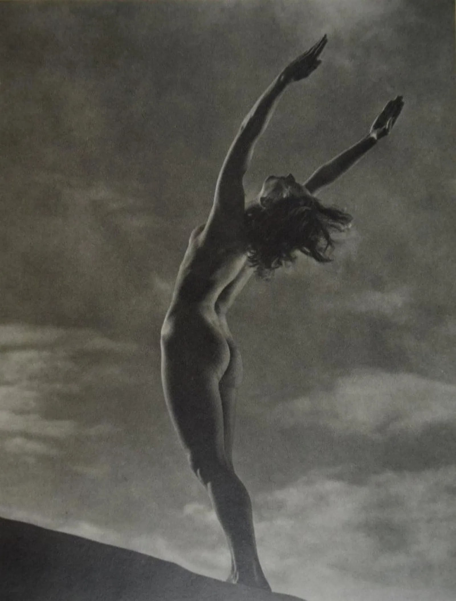Leni Riefenstahl - Dance: LENI RIEFENSTAHL (1902-2003) Dancer, 1936 Sheet-fed gravure, c. 1980's, mounted to archival board