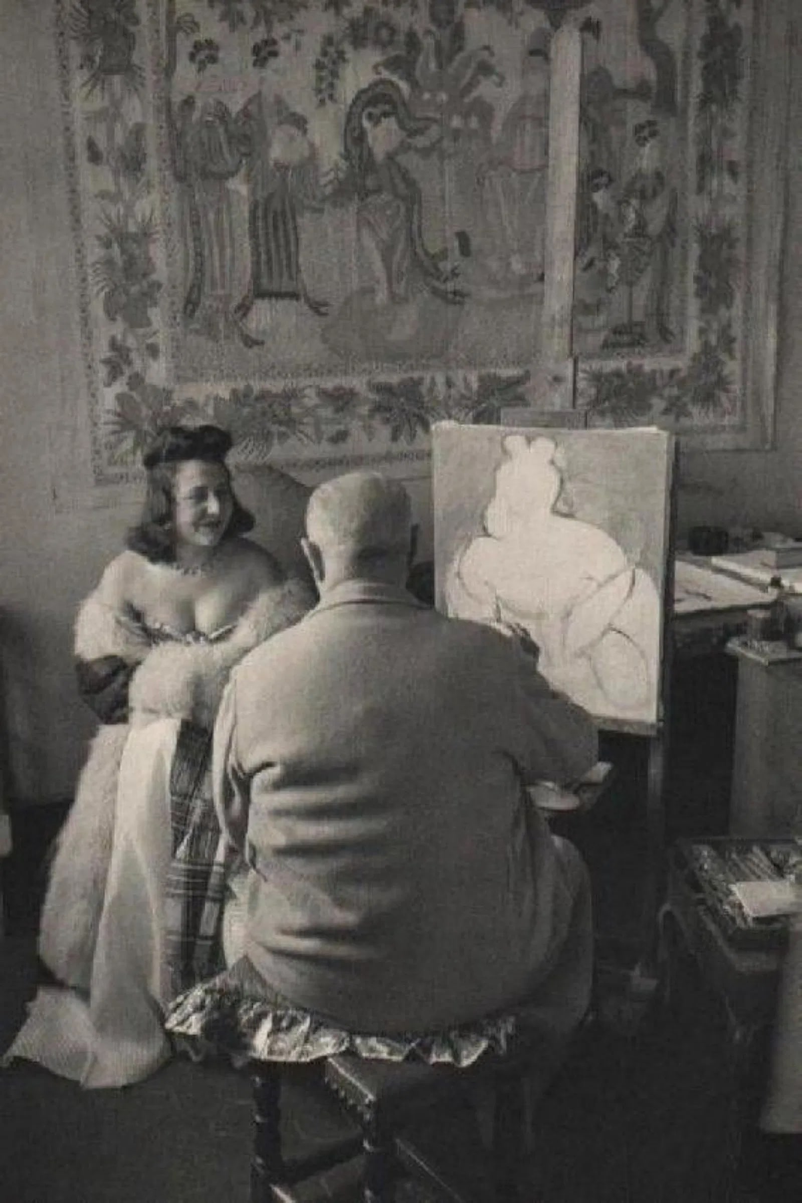 Henri Cartier-Bresson - Matisse in Vence, France 1944 (1 of 1)