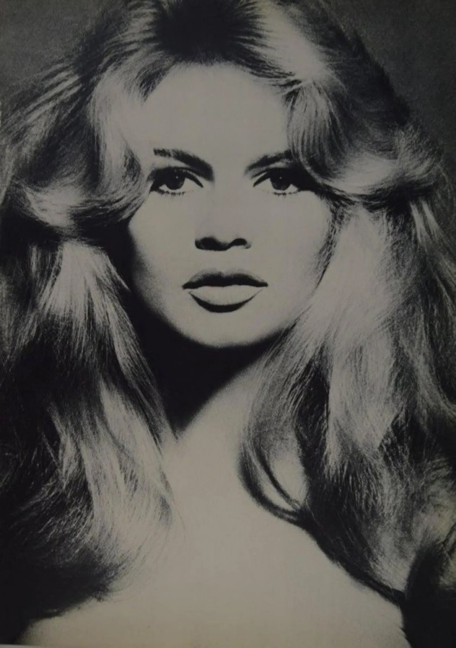Richard Avedon - Brigitte Bardot: RICHARD AVEDON (1923-2004) Brigitte Bardot Sheet-Fed Gravure c. 1960's, mounted to archival board