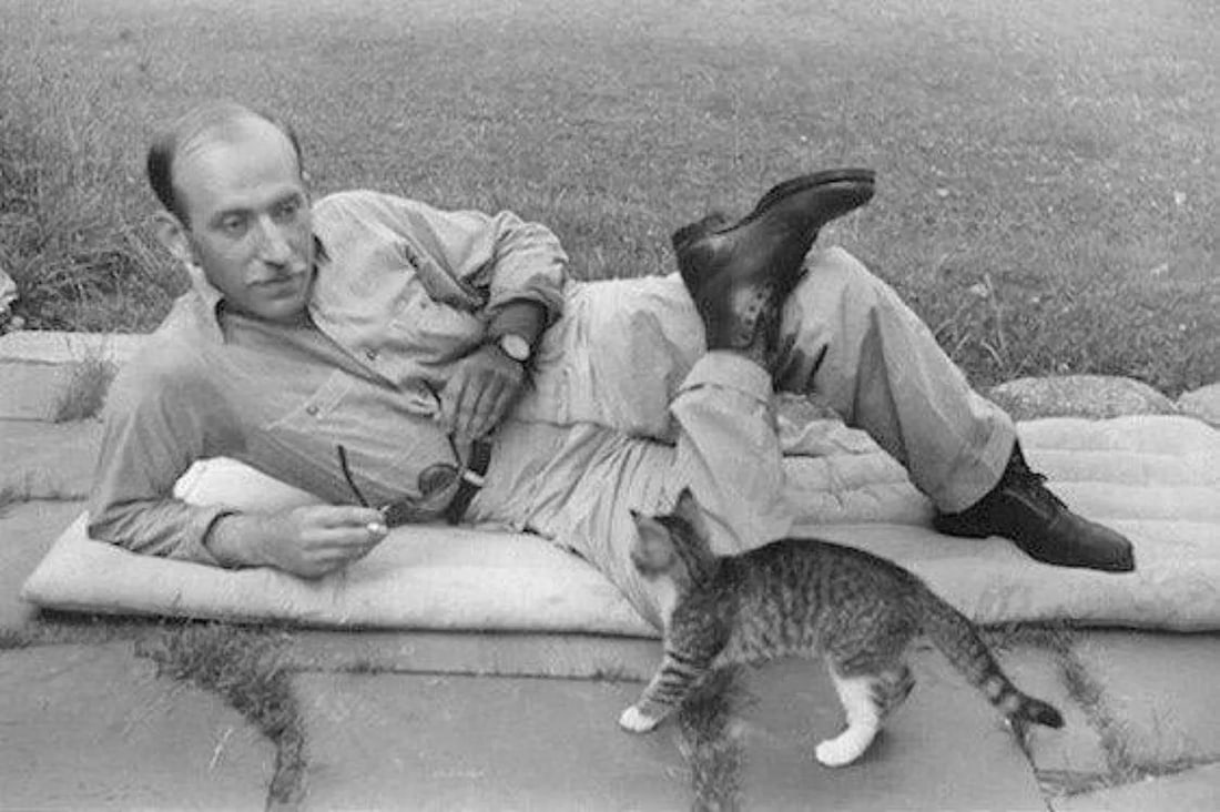 Henri Cartier-Bresson - Saul Steinberg, Vermont, 1947 (1 of 1)