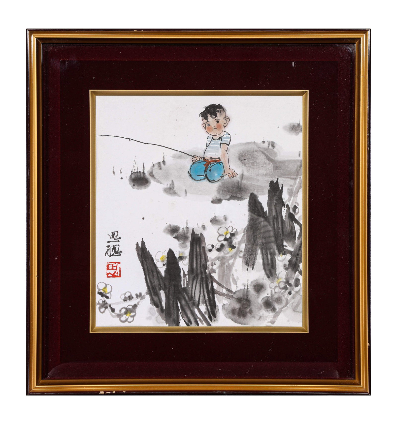 Zhou Sicong (1939-1996), attributed to, Children at Play (1 of 5)