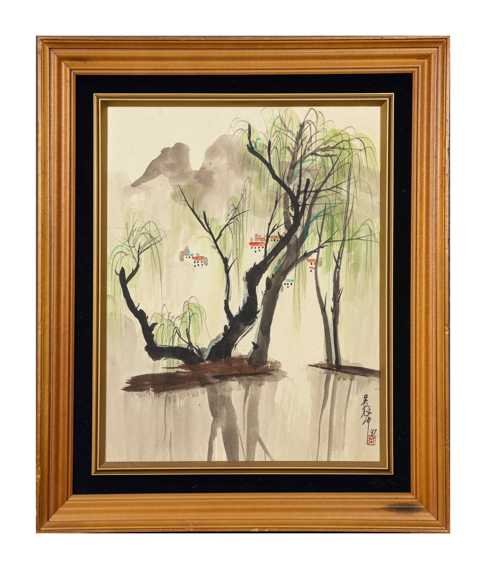 Wu Guanzhong (1919-2010), attributed to, Spring in Full Bloom (1 of 5)