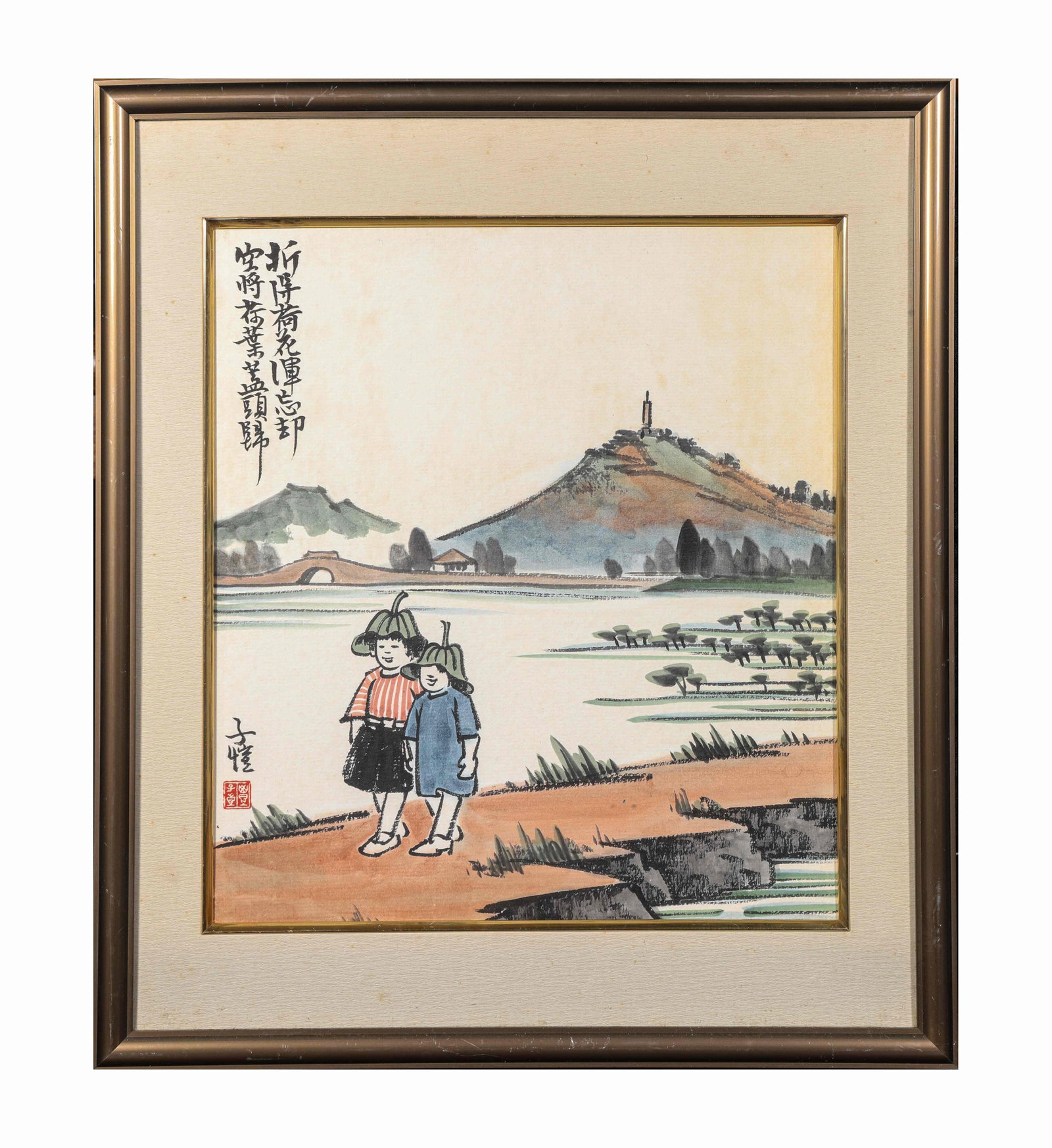 Feng Zikai (1898-1975), attributed to, Figures (1 of 6)