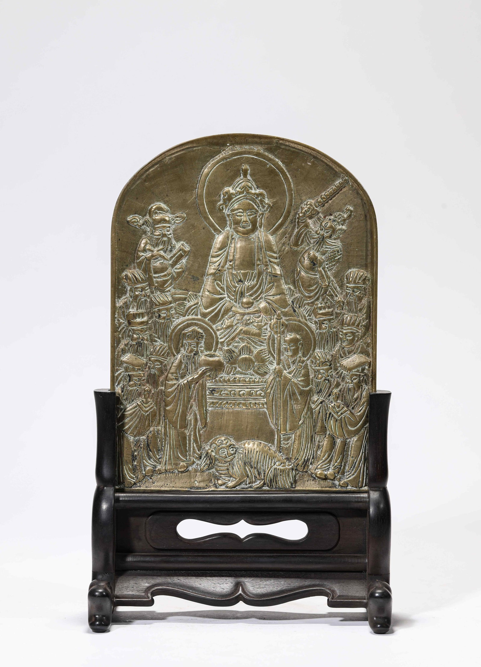 A Bronze 'Buddha' Plaque (1 of 6)
