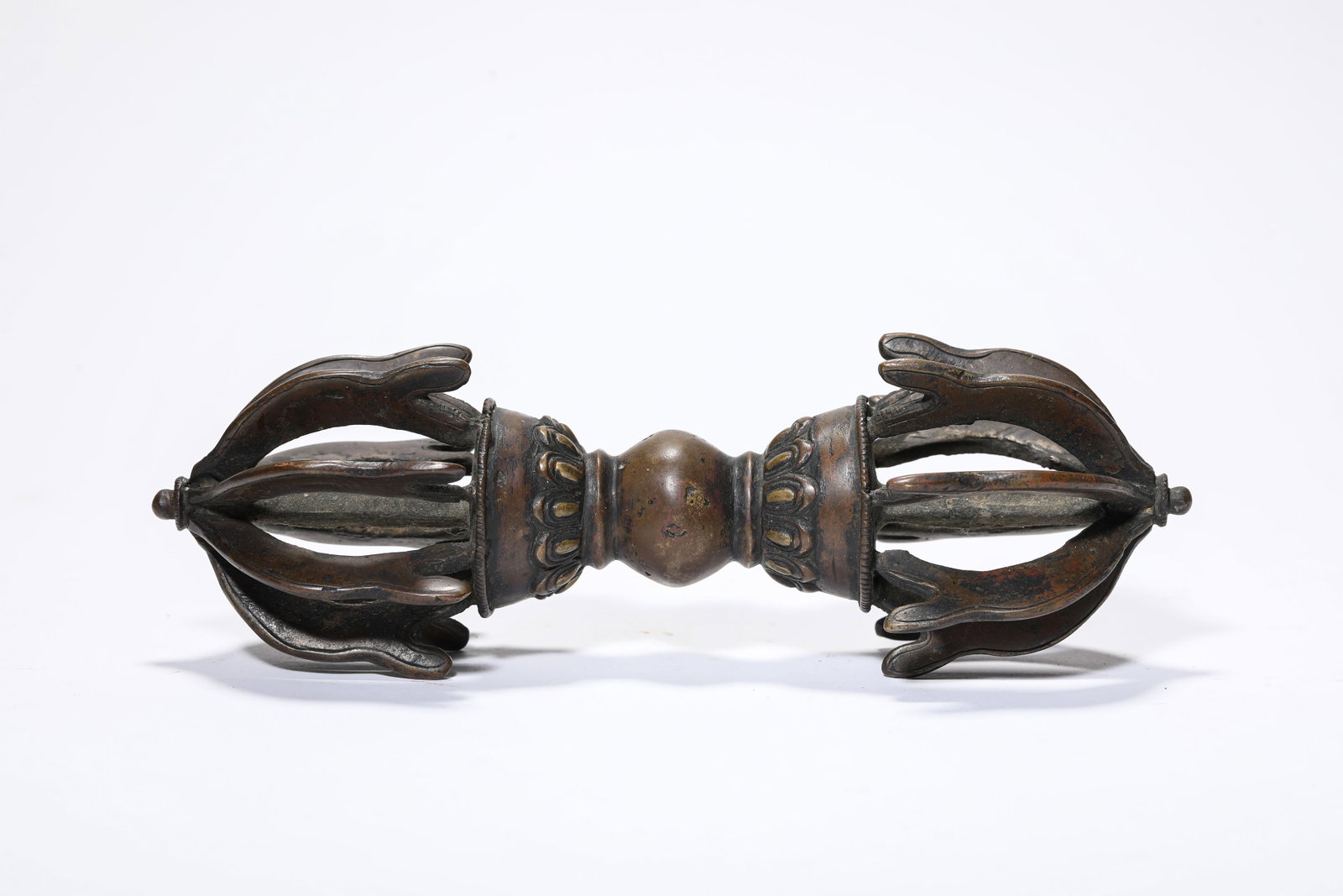 A Bronze 'Nine-Pronged' Vajra (1 of 5)