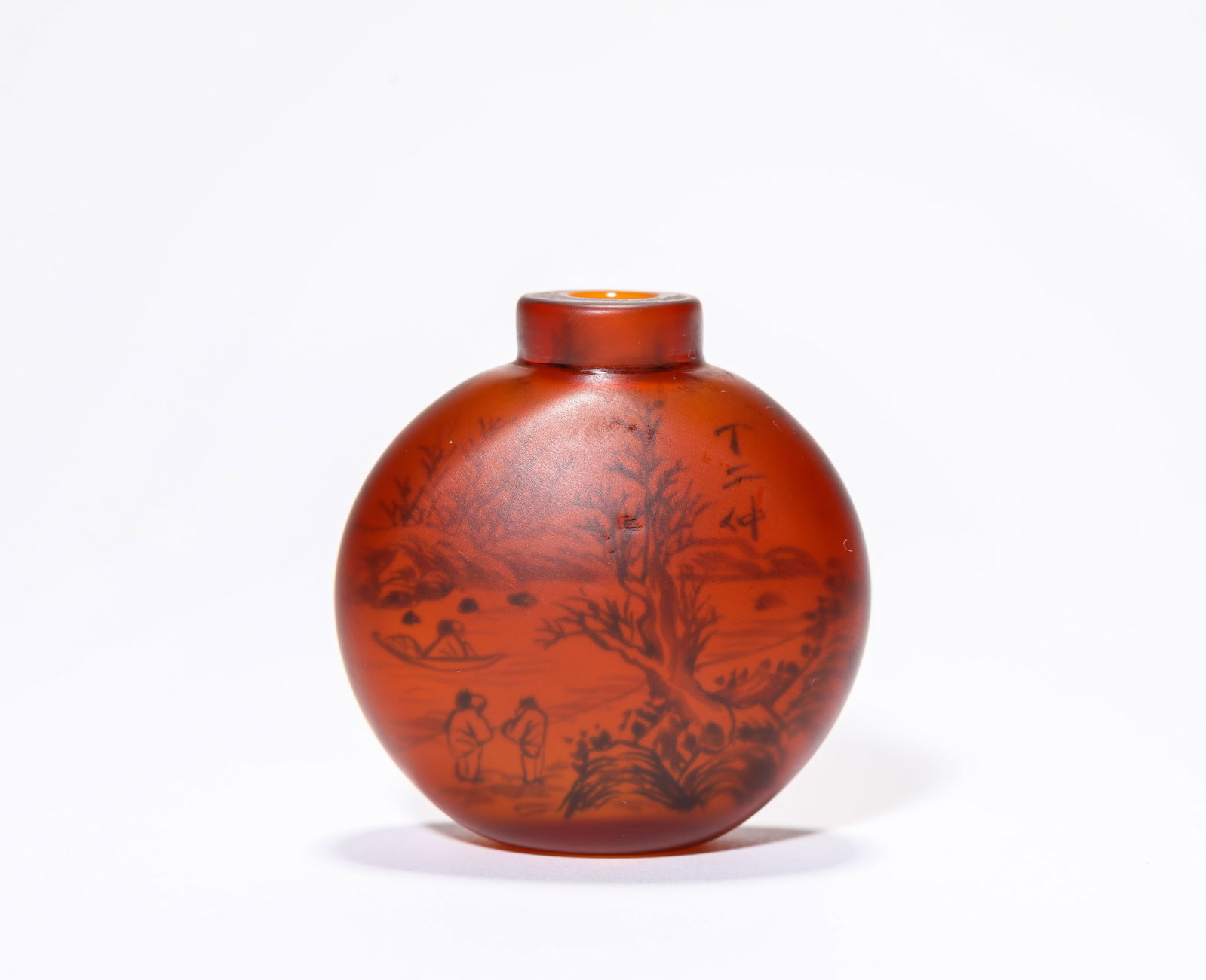 A 'Ding Erzhong' 'Inside-Painted' Glass Snuff Bottle (1 of 4)