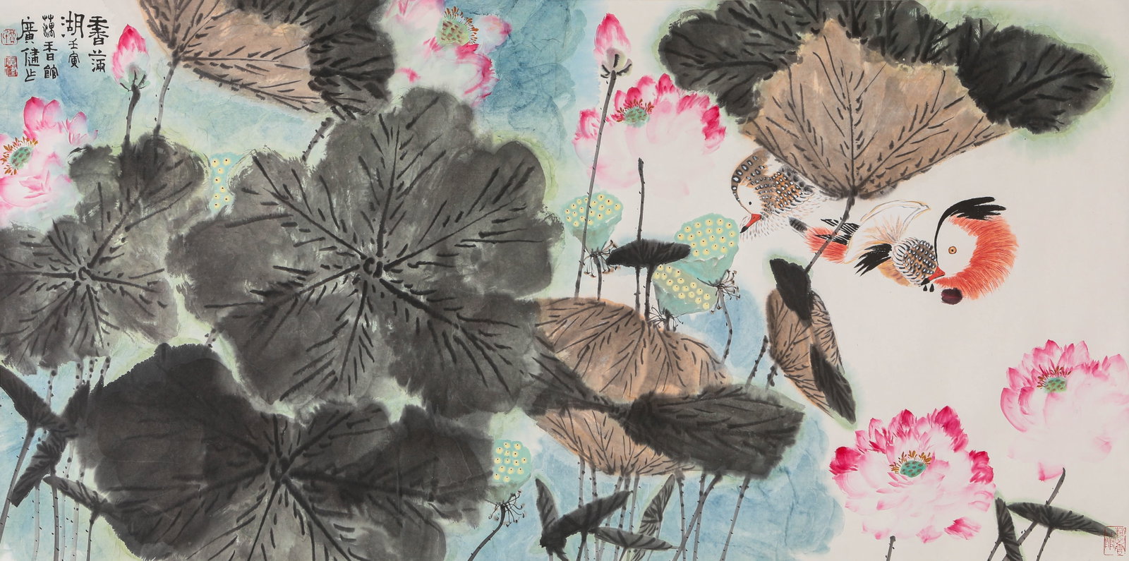 Jia Guangjian (b. 1964), attributed to, Heavenly Fragrance Filling the Lake (1 of 7)