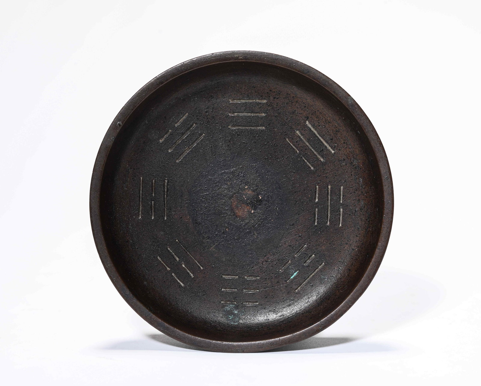 A Bronze 'Eight Trigrams' Dish (1 of 4)