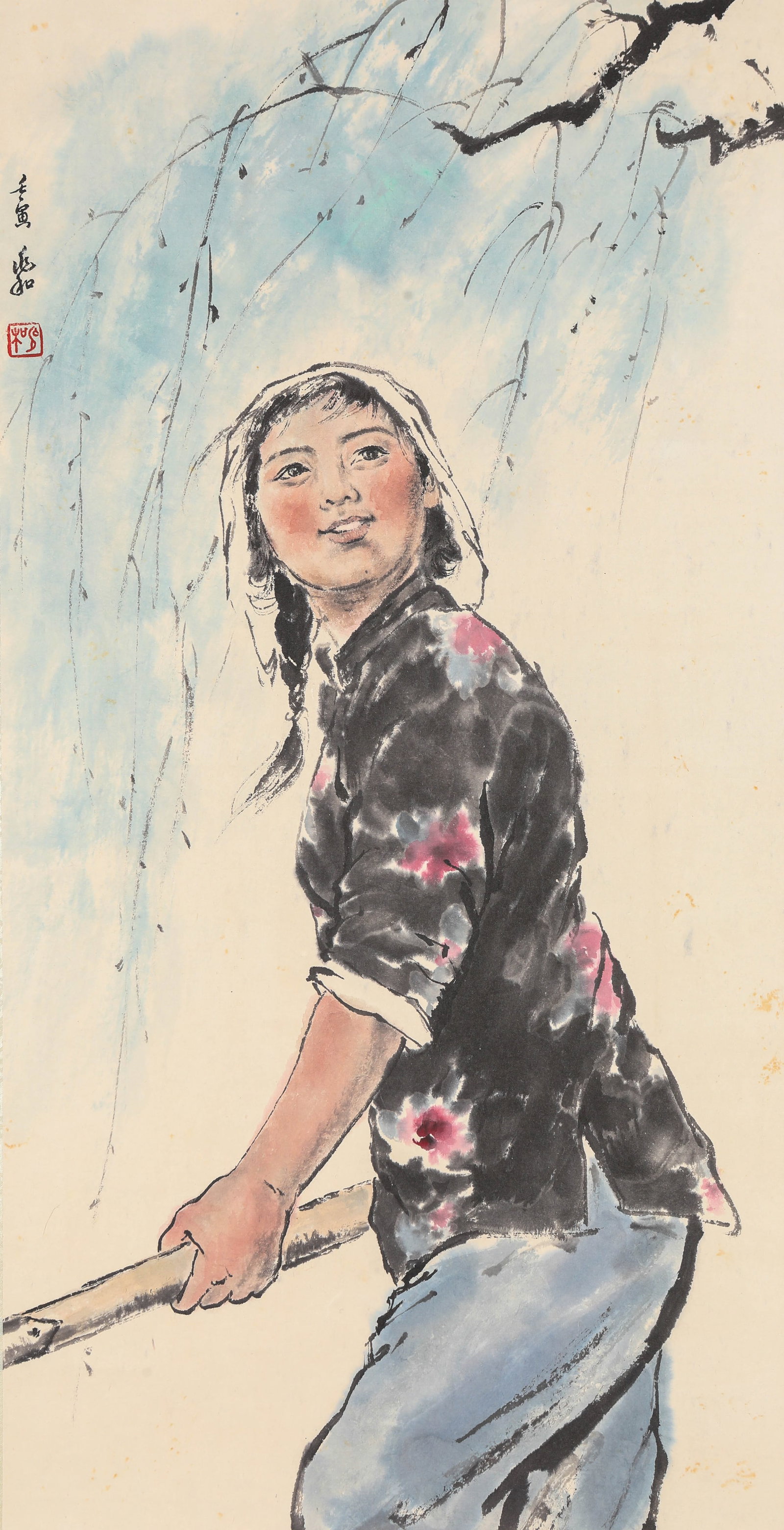 Jiang Zhaohe (1904-1986), attributed to, Figures (1 of 4)