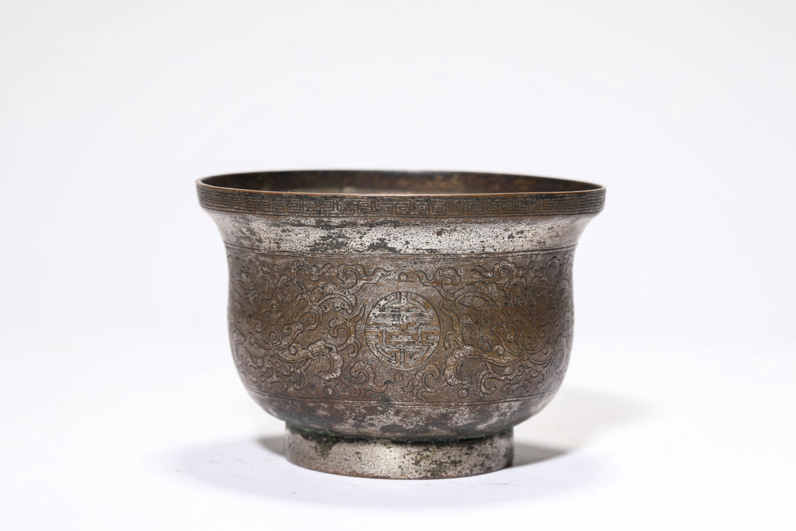 A Silver 'Floral' Bowl (1 of 5)