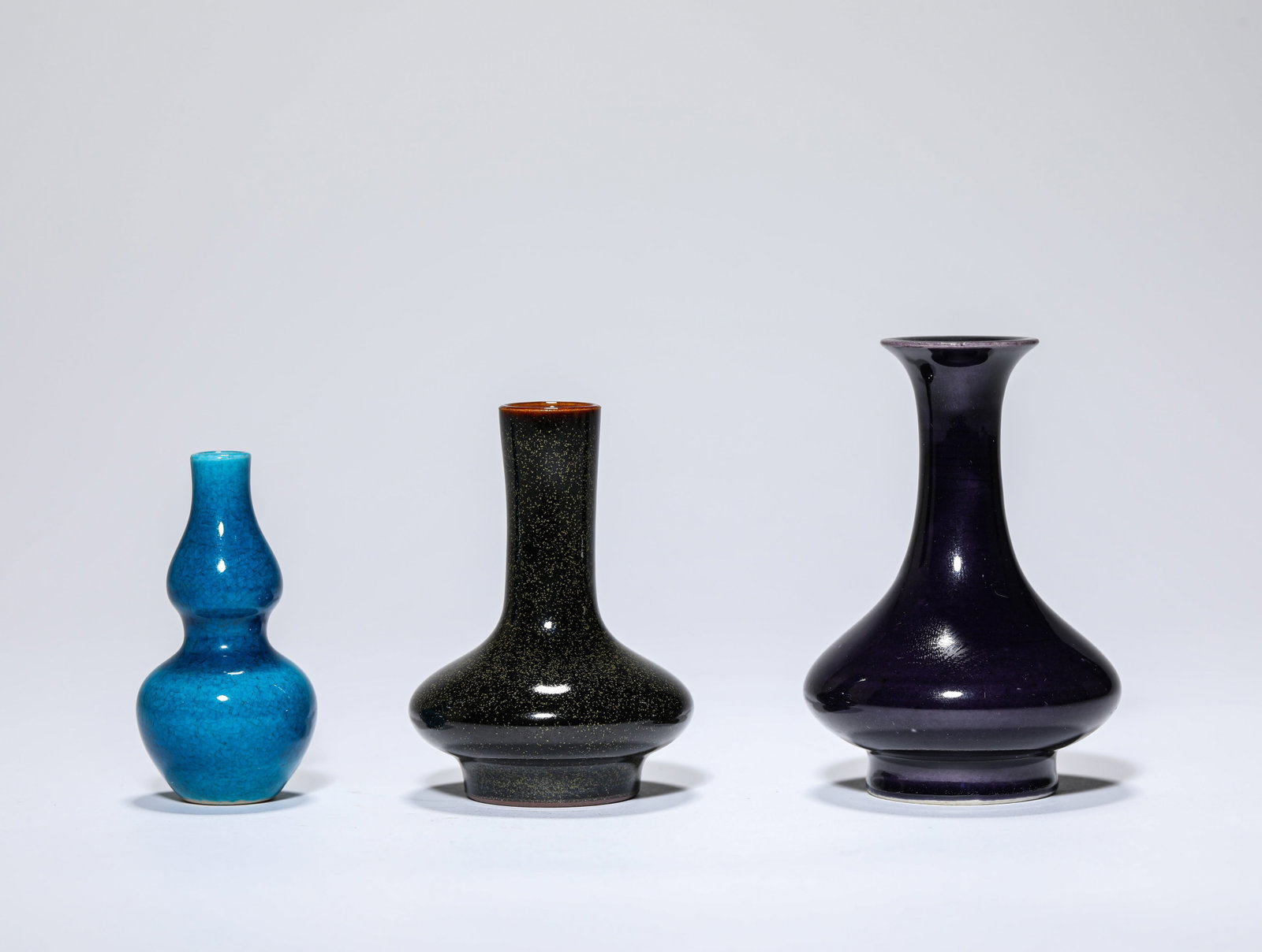 A 'Various-Colored-Glazed' Small Vase (1 of 5)