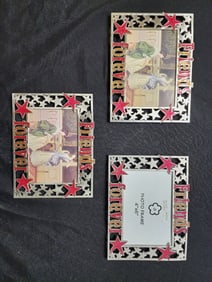 Lot of 3 “Friends Forever?? Star Metal Picture Frames