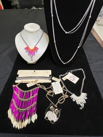 AMRITA SINGH DESIGNER NECKLACE ASSORTED - 6 BOLD STATEMENT PIECES