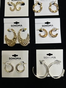 SONOMA GOOD FOR LIFE HOOP EARRINGS