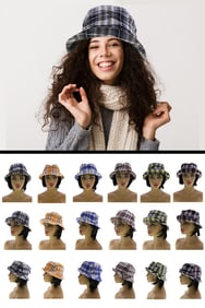 Plaid Flannel Bucket Hat