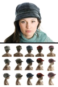 Knit Textured Cadet Cap