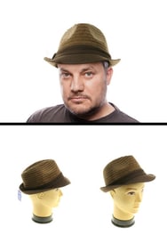 Two Tone Cord Fedora