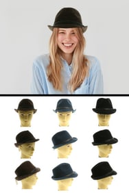 Braided Band Fedora Hat