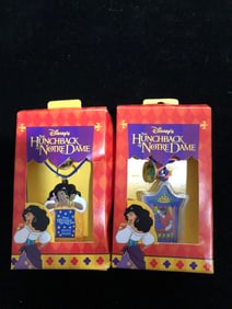 Vintage Disney The Hunchback of Notre Dame Earrings & Necklaces Lot ? Esmeralda & Quasimodo Designs