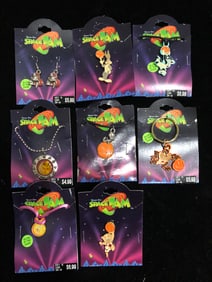 Space Jam Jewelry Lot 8 Vintage Character Pieces