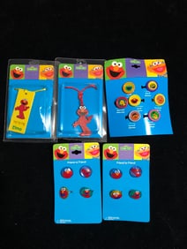 Sesame Street Elmo Jewelry & Accessories Lot 5 Pieces