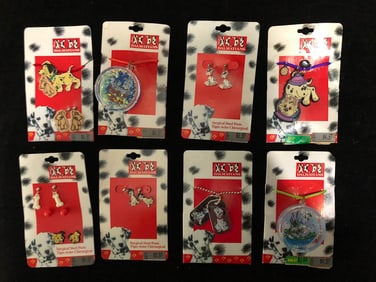 Disney 101 Dalmatians Jewelry & Accessories Lot 8 Pieces