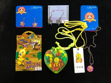 Looney Tunes Tweety Jewelry & Accessory Lot