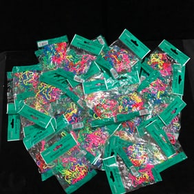 Lot of Grooovy Bandzzz Neon Stretchy Silicone Shaped Bracelets for Kids