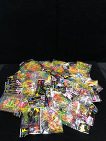 Tie Dye Stretch Bands Shaped Rubber Bands