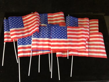 Small American Handheld Flags