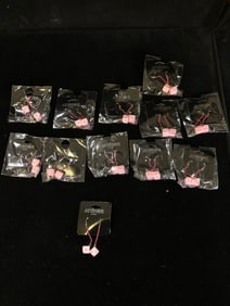 Pink Dice Dangle Earrings Fun Retro Attitude Fashion Jewelry