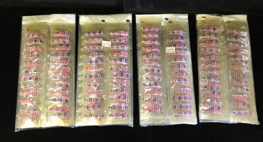 USA & UK Flag Hair Clips Patriotic Barrettes for Girls and Women (comes in sets of 10)